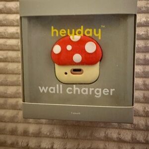 Heyday Red and Cream Mushroom Wall Decor Charger